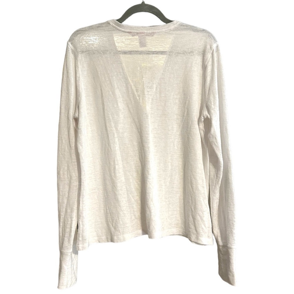 Victorias Secret Long Sleeve Light Weight Pajama Top Size Large - Picture 2 of 5
